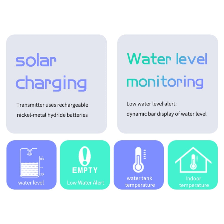 TS-FT003 Solar Charging Ultrasonic Liquid Level Meter, TS-FT003 TS-FT003 Solar Charging Ultrasonic Liquid Level Meter, TS-FT003